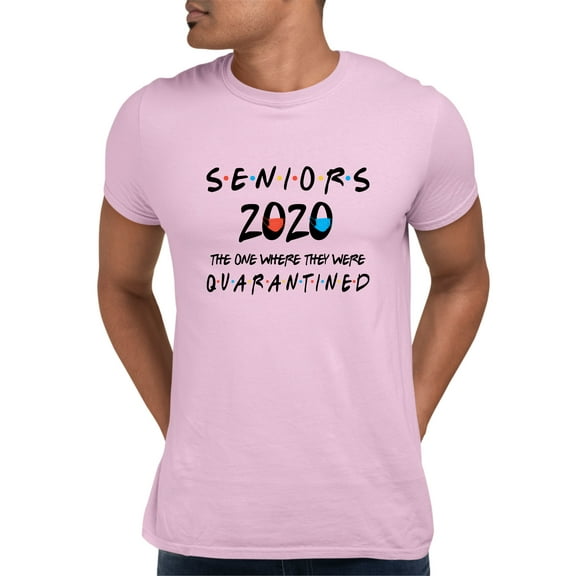 Adult Seniors 2020 The One Where They Were Quarantined T-Shirt