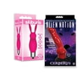 thumbnail image 1 of Adult Sex toy Bundle of Silibuns, Silicone Bunny Bullet Pink And Icon Brands Alien Nation Cerberus Silicone Creature Dildo - Red, 1 of 5