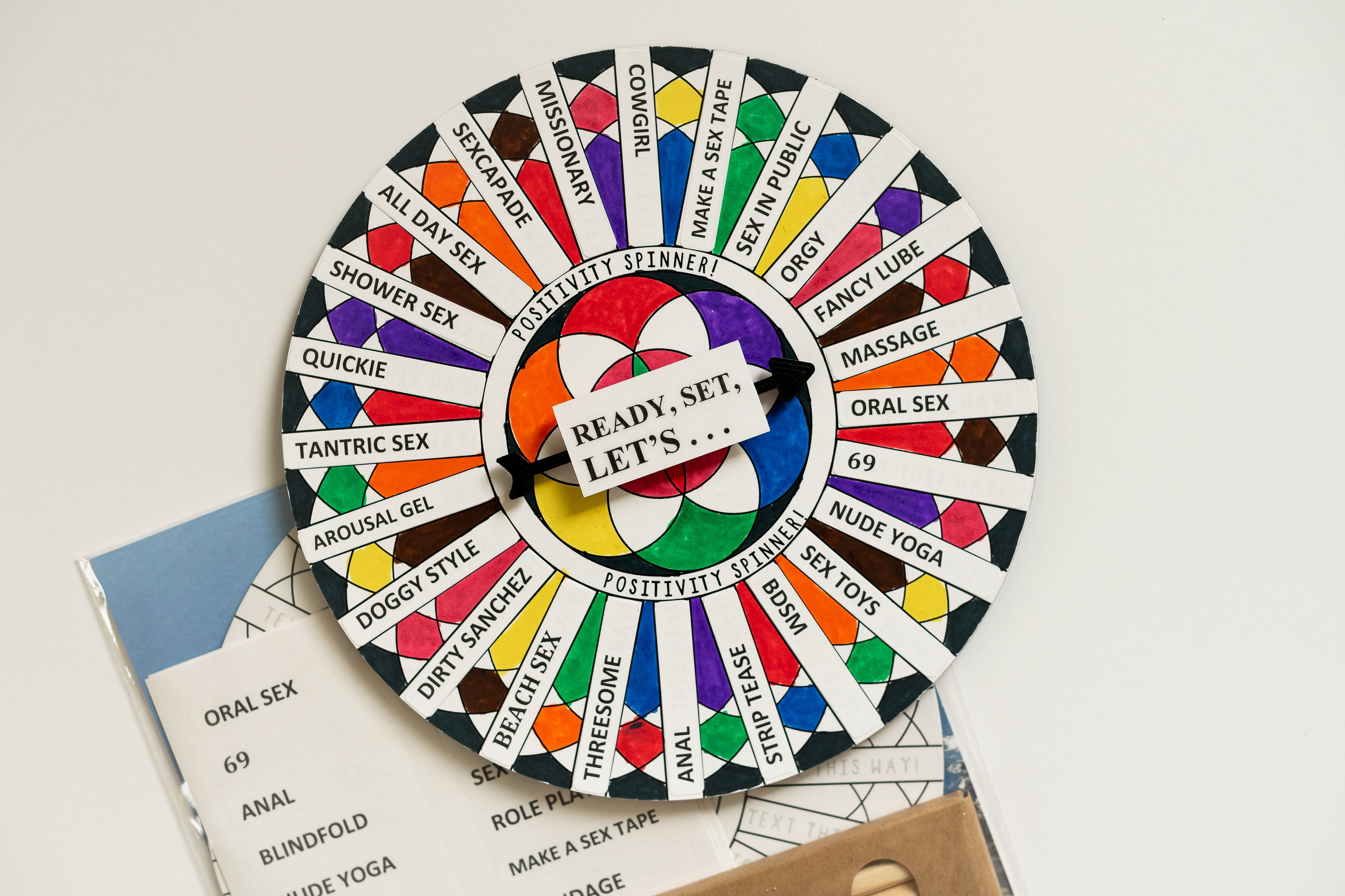 Adult Sexy Time Spinner Game for Couples, Date Night Activity, Couples