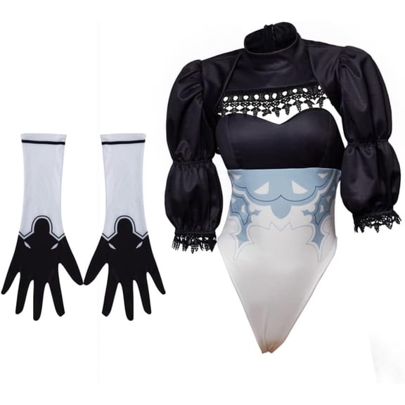 Adult Sexy Women Jumpsuit with Gloves Stage Performance Cloth