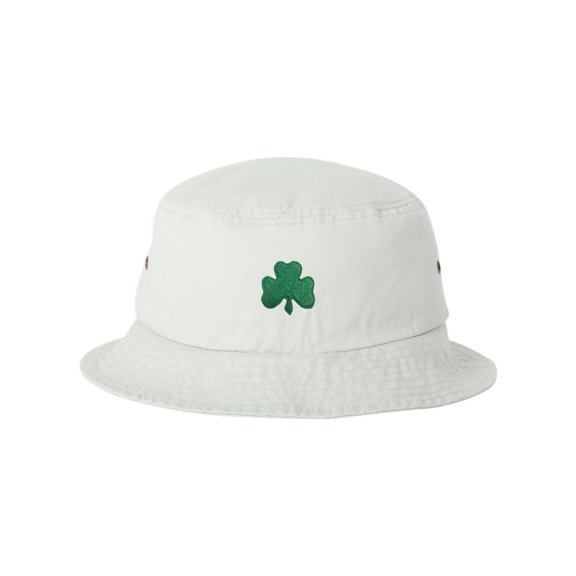 Adult Shamrock St. Patrick's Day Embroidered Bucket Cap Dad Hat