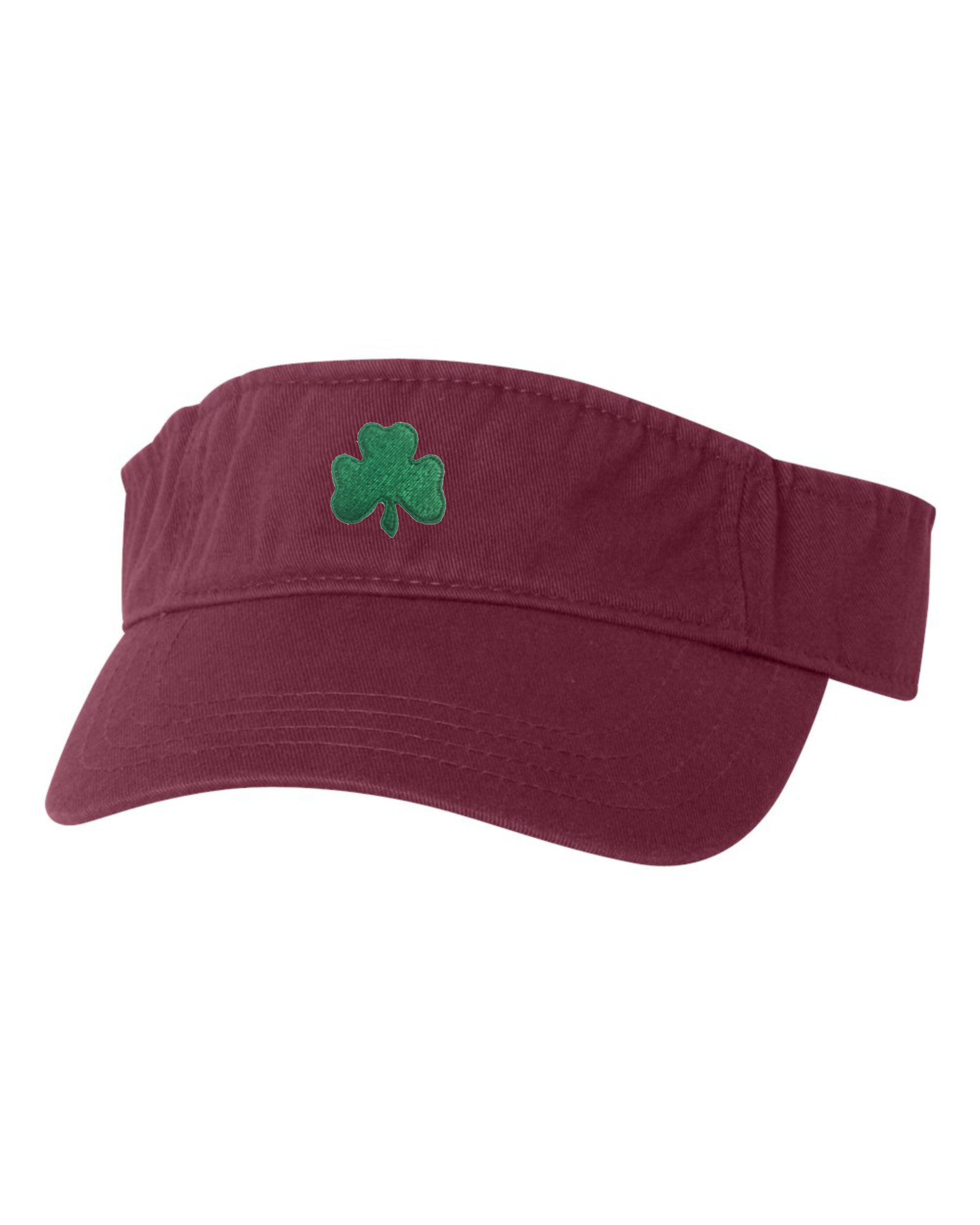 Irish Hooligan Hat Shamrock Embroidered St Patricks Trucker Cap (Black) at Men's Clothing