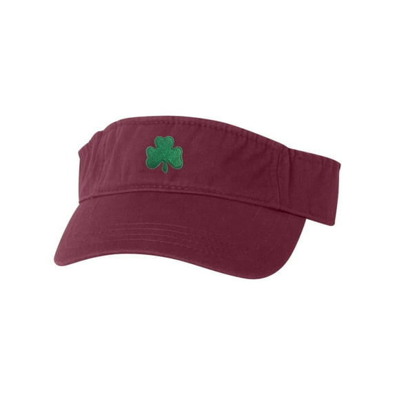 Adult Shamrock St. Patrick's Day Embroidered Visor Dad Hat