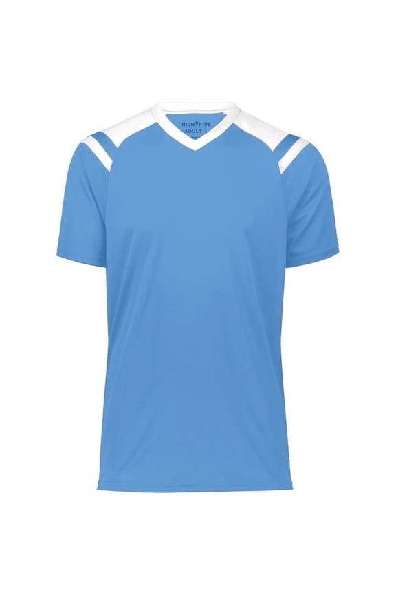 Adult Sheffield Jersey, Columbia Blue & White - Small