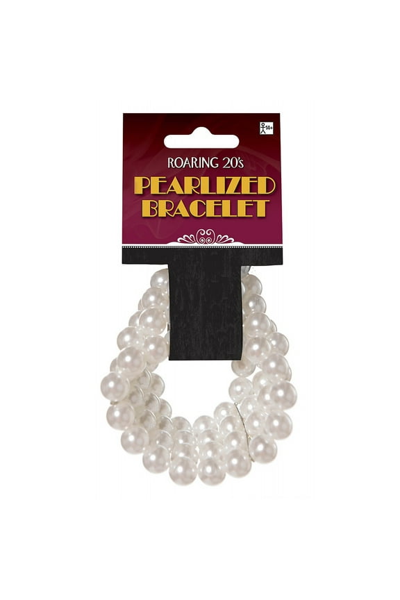 Adult Shiny White Pearl Bracelet