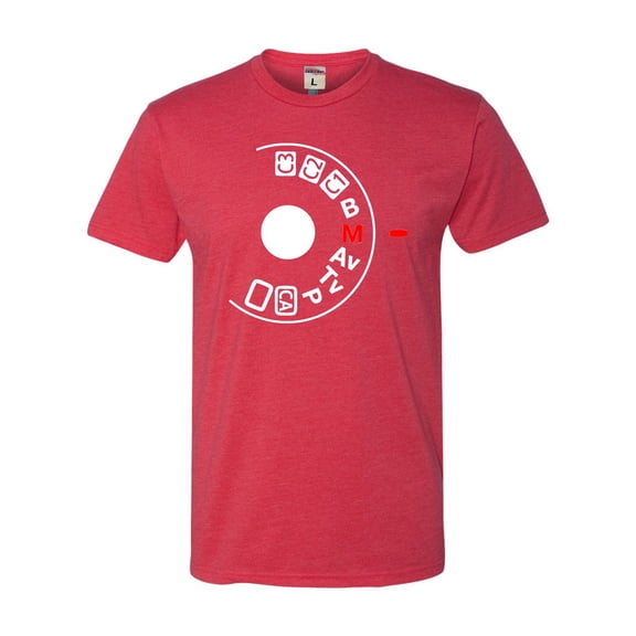 Adult Shoot Manual Camera Buff Photography Lovers Deluxe T-Shirt