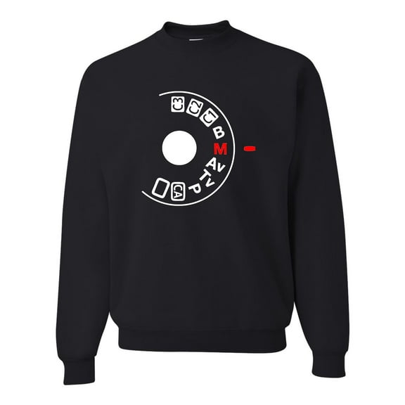 Adult Shoot Manual Camera Buff Photography Lovers Sweatshirt Crewneck