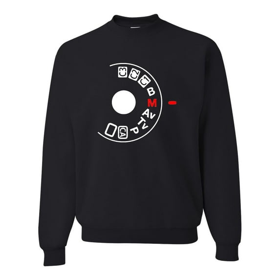 Adult Shoot Manual Camera Buff Photography Lovers Sweatshirt Crewneck