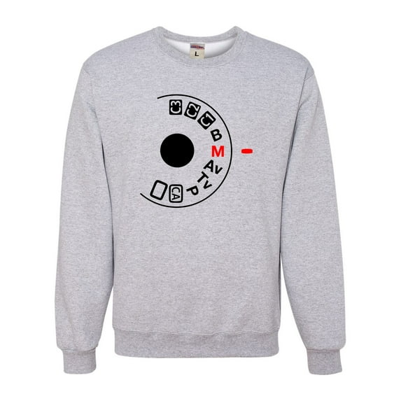 Adult Shoot Manual Camera Buff Photography Lovers Sweatshirt Crewneck