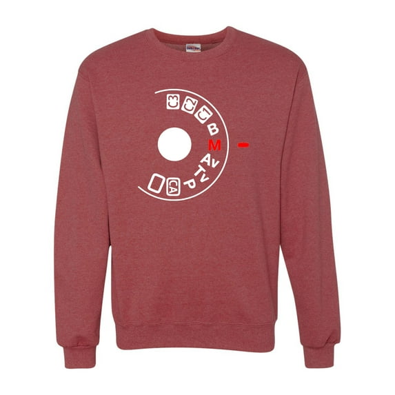Adult Shoot Manual Camera Buff Photography Lovers Sweatshirt Crewneck