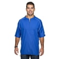thumbnail image 1 of Adult Short Sleeve 1/4-Zip Poly Dobby Jacket - ROYAL - 2XL, 1 of 2