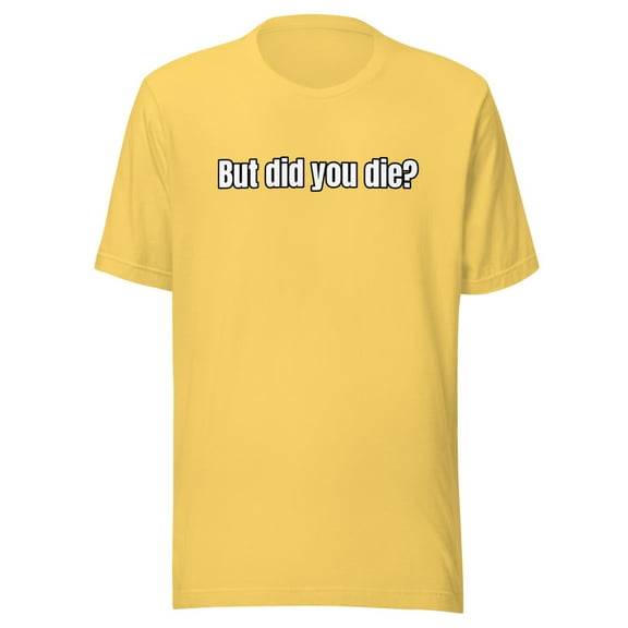 Adult Short-Sleeved T-Shirt BDYD (Yellow, L)