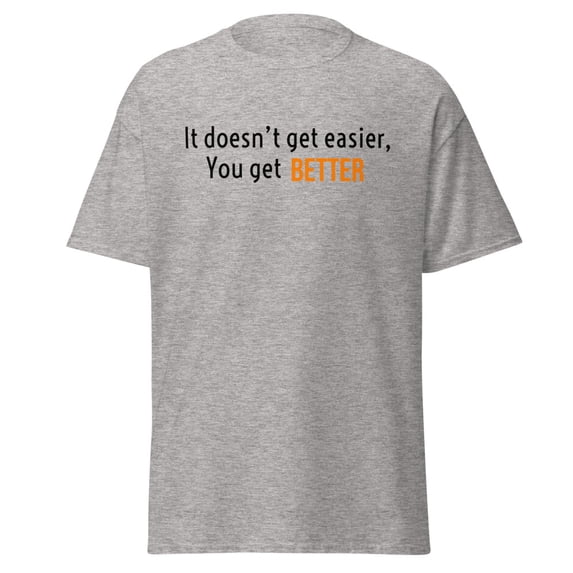 Adult Short-Sleeved T-Shirt Better (Sport Grey, 2XL)