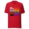 thumbnail image 1 of Adult Short-Sleeved T-Shirt KEEP FIGHTING (Red, S), 1 of 1