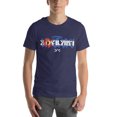 thumbnail image 1 of Adult Short-Sleeved T-Shirt MT CO (Heather Midnight Navy, M), 1 of 1