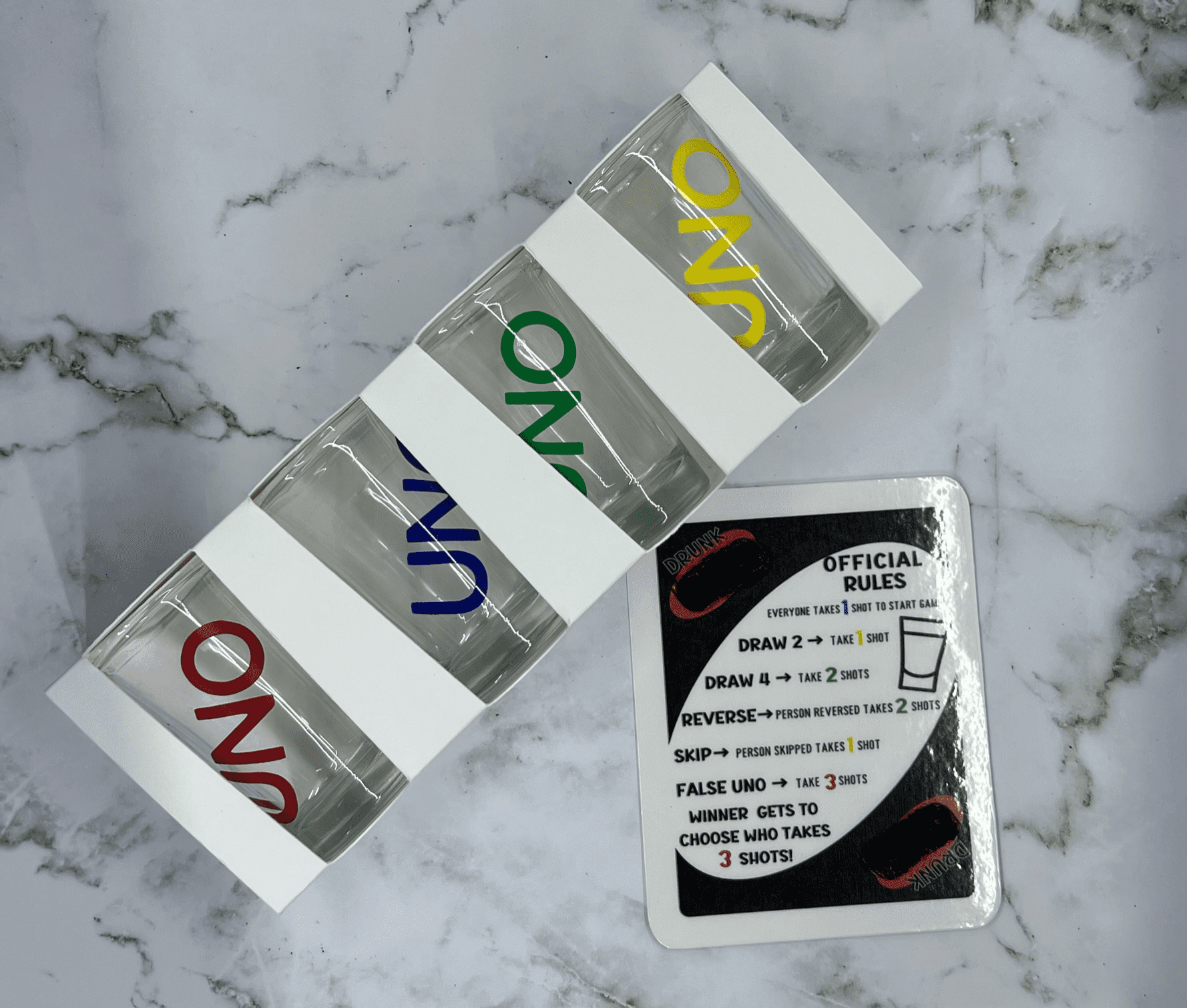 Adult Shot Glass Drinking Game Set