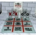 thumbnail image 1 of Adult Shot Glass Drunken Tic Tac Toe Drinking Game Set, 1 of 9