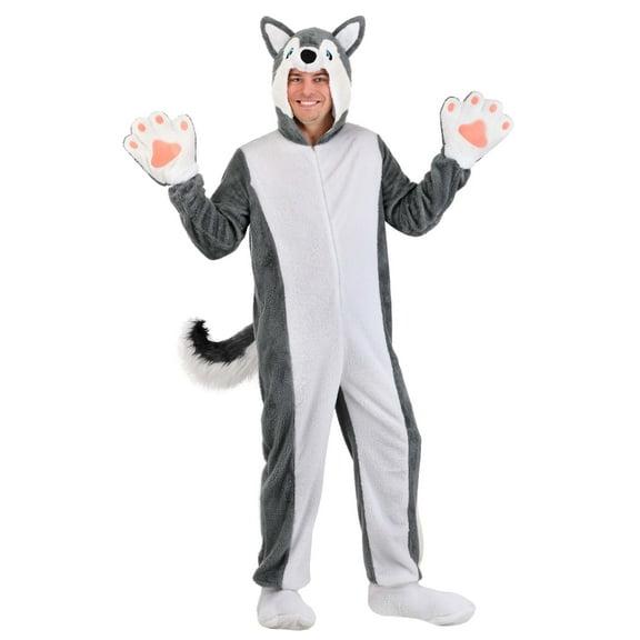 Adult Siberian Husky Dog Costume