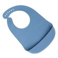 thumbnail image 1 of Adult Silicone Bib, Soft Comfortable Waterproof Adult Bibs For Eating For Adults Blue, 1 of 8