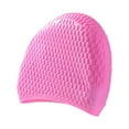 Adult Silicone Water Droplet Swimming Hats Fashion Increases Men's And