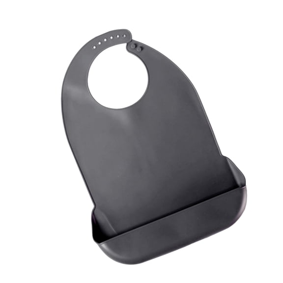 Adult Silicone Watertight Bibs Large Protector Oversized Adult Watertight Silicone Bibs for Cooking Cleaning & Bathing