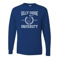thumbnail image 1 of Adult Silly Goose University Funny Gift Idea Long Sleeve T-Shirt, 1 of 1