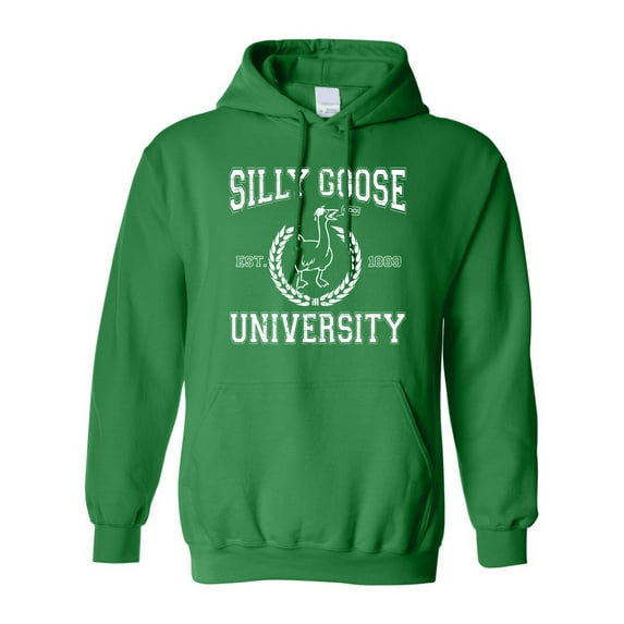 Adult Silly Goose University Funny Gift Idea Sweatshirt Hoodie