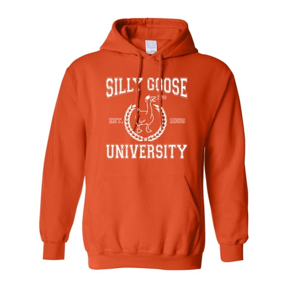 Adult Silly Goose University Funny Gift Idea Sweatshirt Hoodie