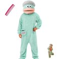 thumbnail image 1 of Adult Silly Onesie Funny Monster Hooded One Piece Loungewear Fleece Pajamas, 1 of 7