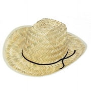 Adult Size Straw Cowboy Hat, 1ct