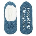 thumbnail image 1 of Adult Size X-Large Fuzzy Cozy Fancy Yarn Slippers Non-Slip Lined Socks, 1 Pair Navy, 1 of 1