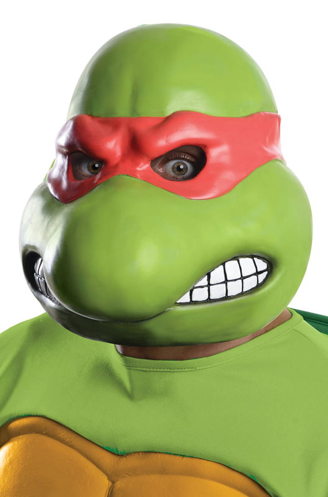 Adult Sized Teenage Mutant Ninja Turtles Vinyl Raphael Mask Costume ...