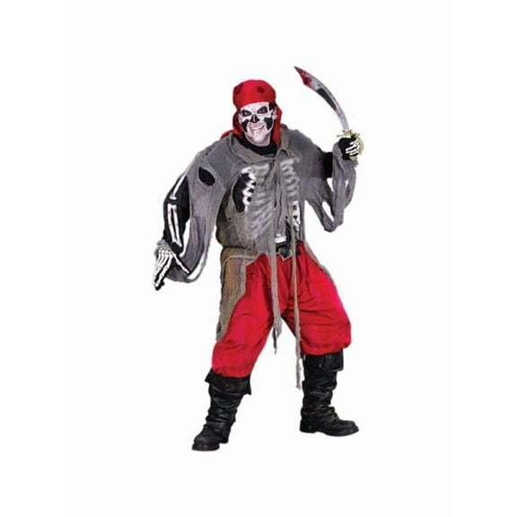 Adult Skeleton Pirate Costume