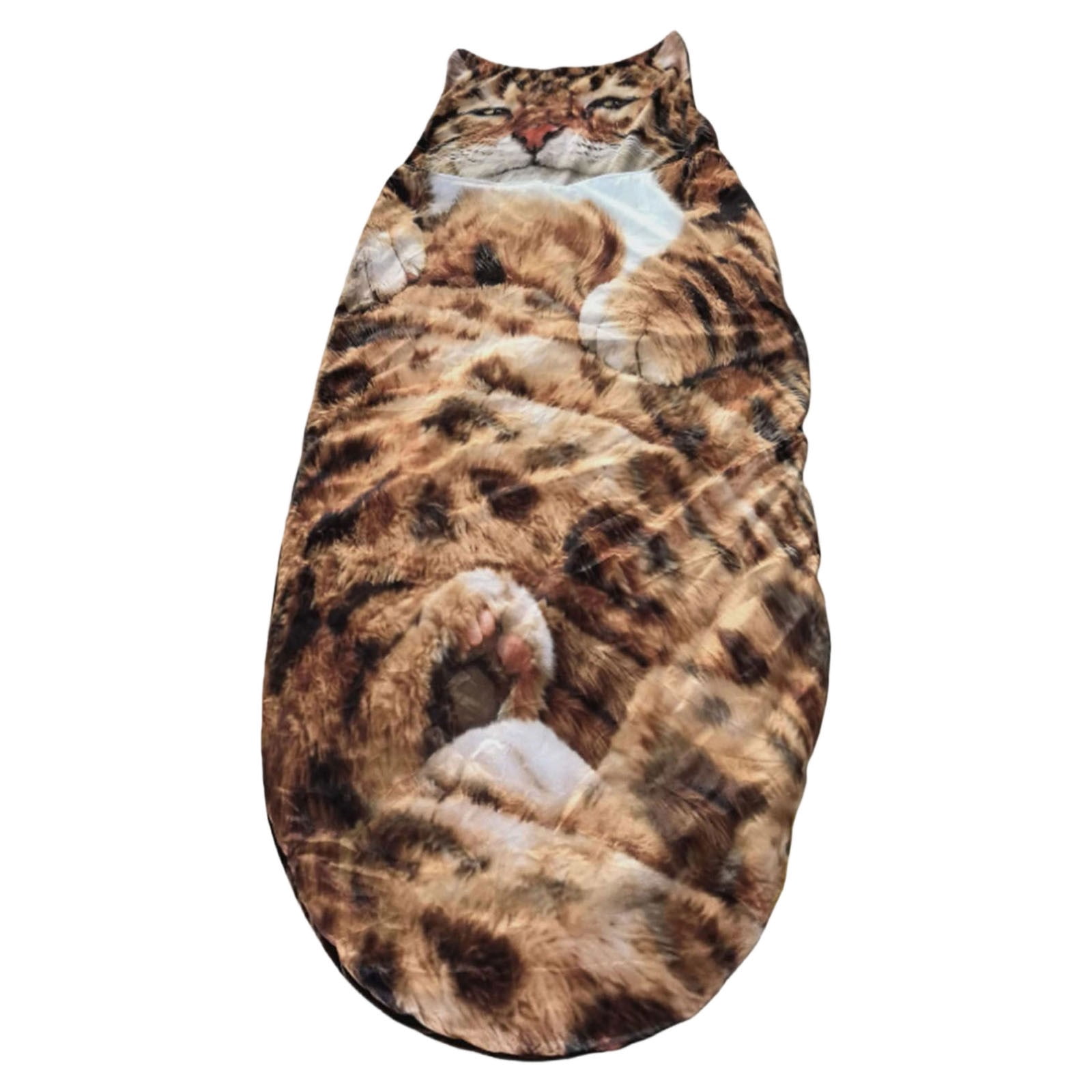 Adult Sleeping Bag with Cat Design for Camping and Home Use – Soft Polyester Fabric, 1-Piece Envelope Style Sleeping Bag