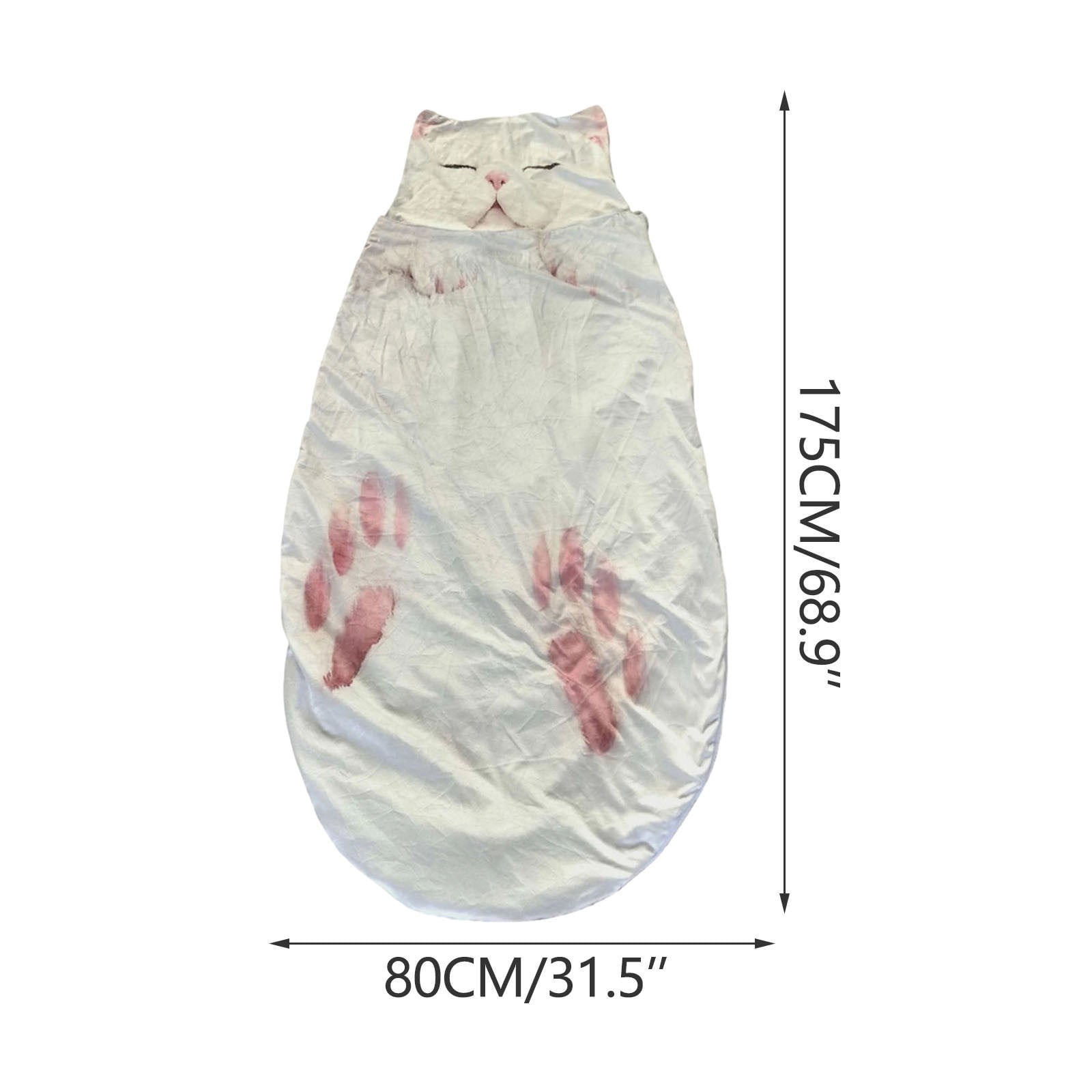 Adult Sleeping Bags for Camping Adorable Cats Envelopes Sleeping Bag for Snuggling, Made From Soft Fabric, Ideal for Camping Trips and Sleepovers