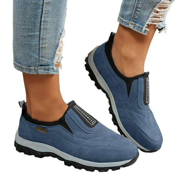 Adult Slip on Hiking Trail Running Shoes for Women Men Waterproof Outdoor Sports Orthopedic Walking Sneakers