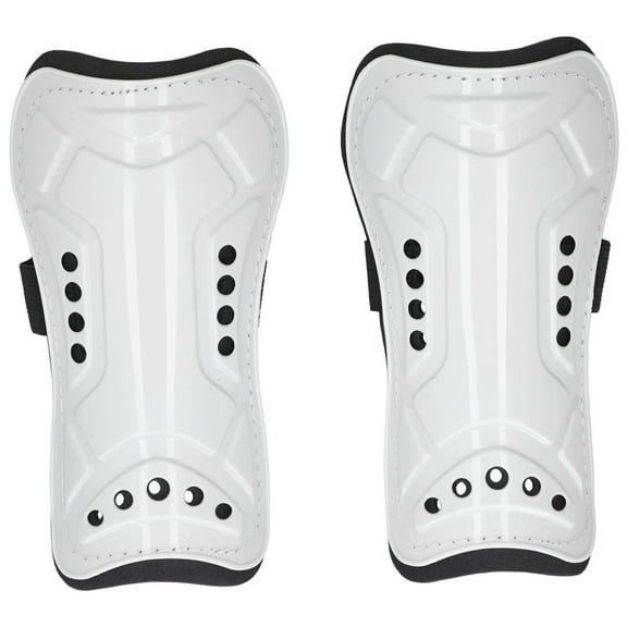Adult Soccer Shin Guards, Sports Leg Protectors for Football Training - White