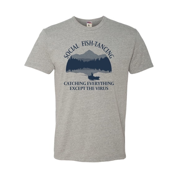 Adult Social Fish-tancing Deluxe T-Shirt