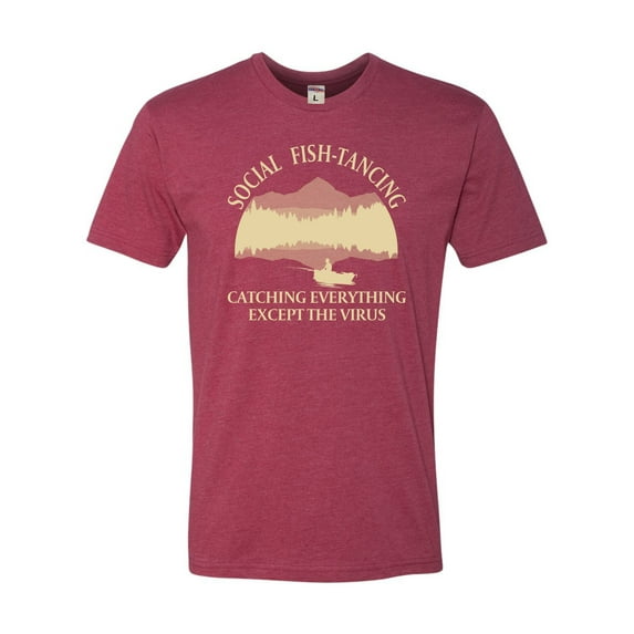 Adult Social Fish-tancing Deluxe T-Shirt