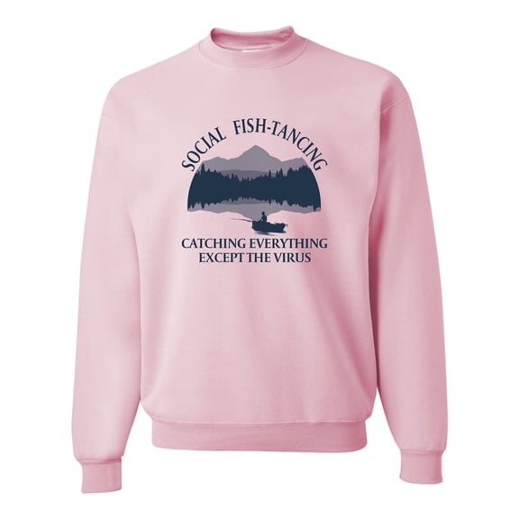 Adult Social Fish-tancing Sweatshirt Crewneck