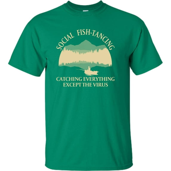 Adult Social Fish-tancing T-Shirt