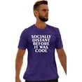 thumbnail image 1 of Adult Socially Distant Before It Was Cool Funny T-Shirt, 1 of 1