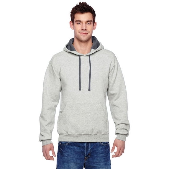 Adult SofSpun® Hooded Sweatshirt - OATMEAL HEATHER - 2XL