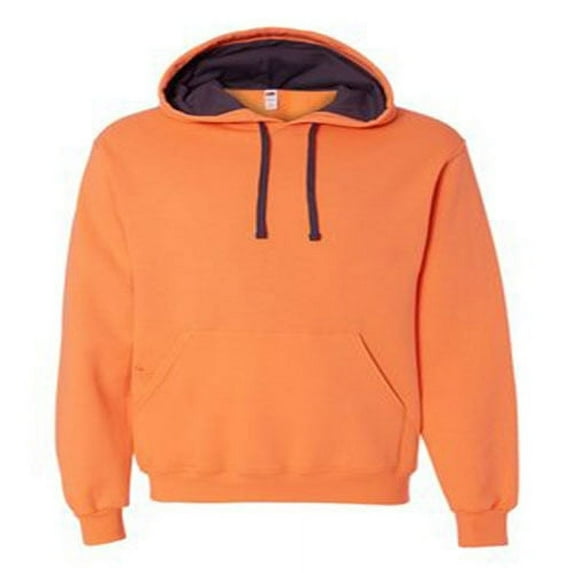 Adult SofSpun® Hooded Sweatshirt - ORANGE SHERBET - M