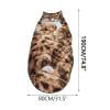 thumbnail image 1 of Adult Soft Cat Sleeping Bag, Plush Cat Sleeping Bag for Human, Adult Animal Sleeping Bags for Camping, Sleepovers, Washable Warm Blanket 190*80cm, 1 of 9