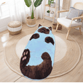 thumbnail image 1 of Adult Soft Sleeping Bag – Plush Cat Envelope Sleeping Bag for Camping, Sleepovers & Home Lounging, Washable Warm Blanket 69x31 IN, 1 of 6