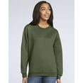 thumbnail image 1 of Adult Softstyle Fleece Crew Sweatshirt - MILITARY GREEN - L, 1 of 5
