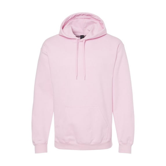 Adult Softstyle Fleece Pullover Hooded Sweatshirt - LIGHT PINK - L
