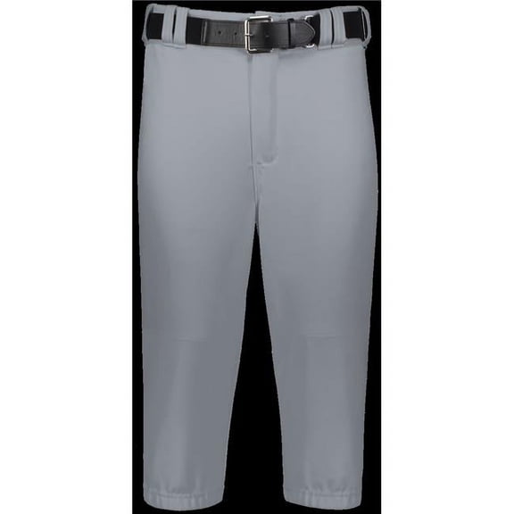 Adult Solid Diamond Series 2.0 Baseball Knicker Pant, Baseball Gray - 3XL