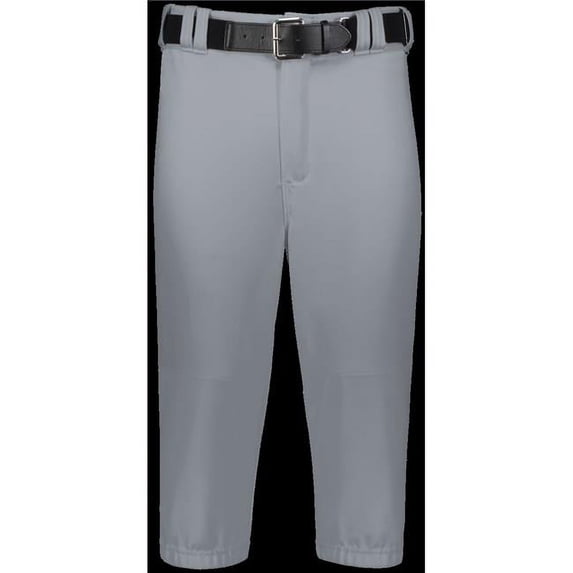 Adult Solid Diamond Series 2.0 Baseball Knicker Pant, Baseball Gray - 3XL